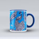 Taza de 11 Onzas con Asa y Fondo de Color - Personalizable - Imagen 5