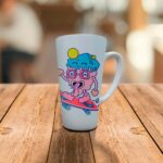 Taza Blanca Cónica de 17 Onzas Personalizable - Imagen 4